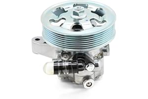 Yunnergo 21-5341 Power Steering Pump with Pulley Compatible with Accord 2003-2007 L4 2.4L 56110RAAA01 96-5341