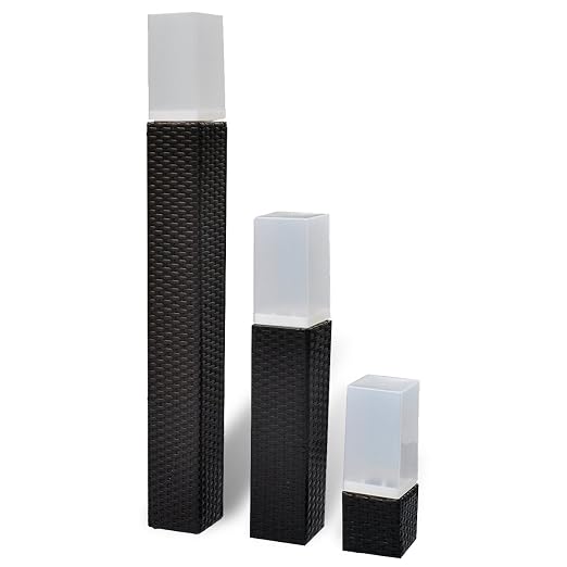lampe solaire resine tressee