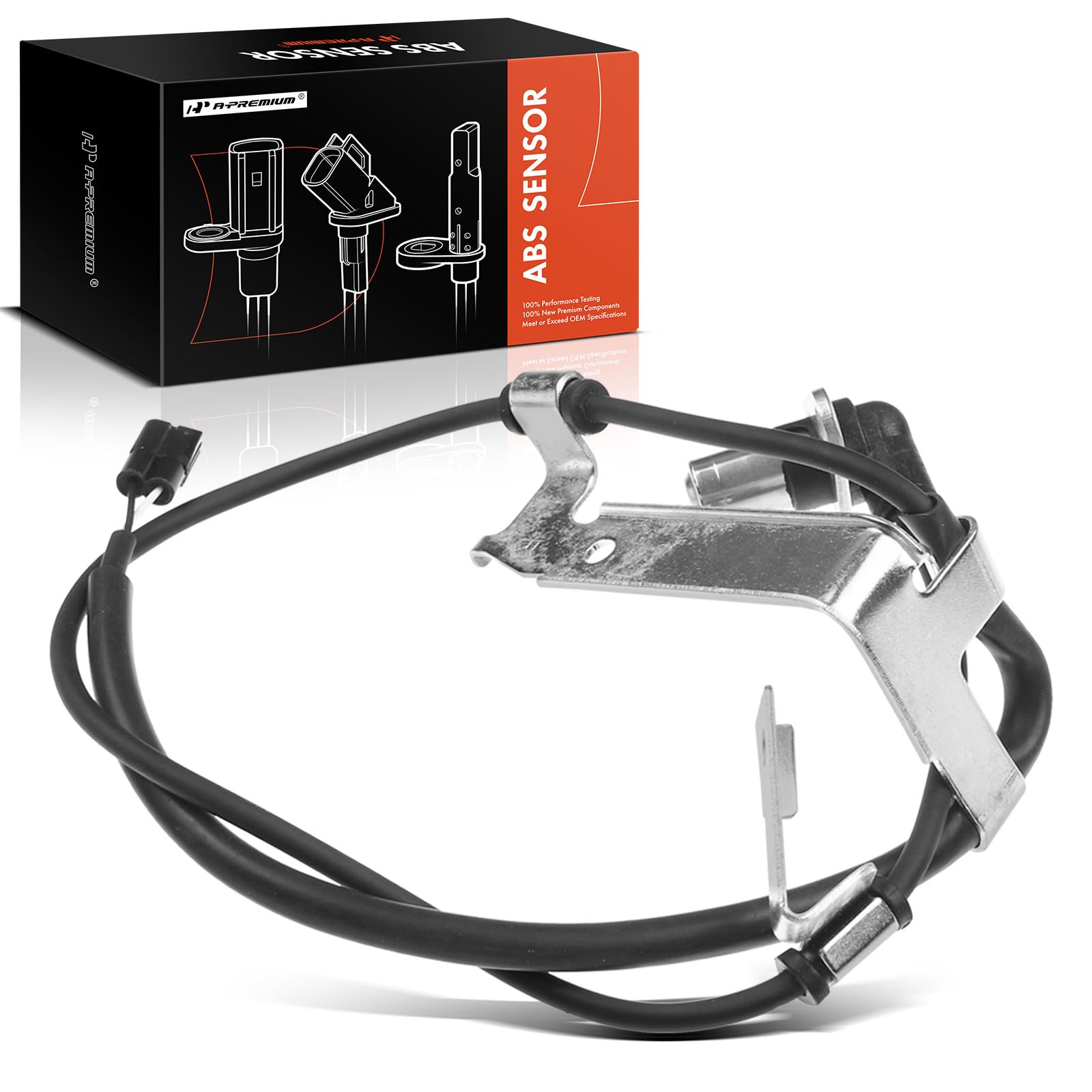 Photo 1 of A-Premium Front Right ABS Wheel Speed Sensor Compatible with Chevy Tracker 1999 2000 2001 2002 2003 2004 [Sport Utility] - Front Passenger Side