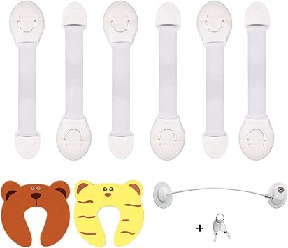 Securite Fenetre Enfant Armoire Bebe Cuisine Bebe Bloque Porte Kit Securite Bebe Maison Cache Prise Bebe Bloque Tiroir Securite Enfant Protection Porte Placard Bebe 9 Pcs White Amazon Fr Bebes Puericulture