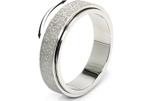MHWTTY Fidget Spinner Ring Anxiety Ring for Women Fidget Rings for Anxiety Fidget Rings Anxiety Toys Anxiety Relief Ring Toys Fidget Spinner Ring Men Fidget Toys