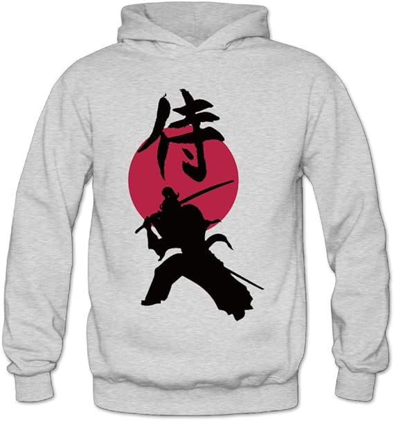 Amazon Co Jp レディース プルオーバー サムライ侍 侍ジャパン 長袖 パーカー ポケットなし フード付き Xx Large Ash 服 ファッション小物