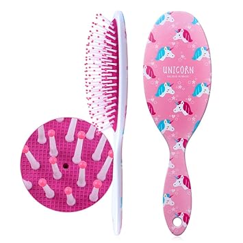 Amazon Com Girls Hair Brush Unicorn Hair Brush Anti Hair Loss