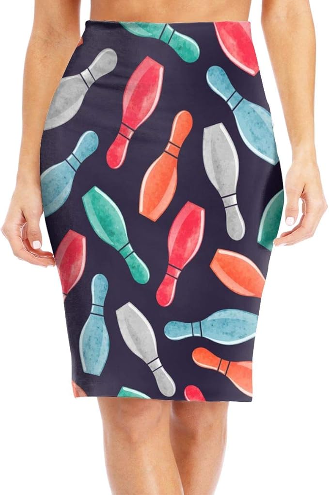 ladies grey bowling skirts