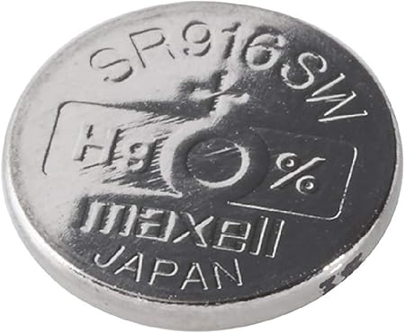 Amazon Com Maxell Sr916sw Sr68 Sb Aj Sr916 373 Silver Oxide Watch Battery Health Personal Care