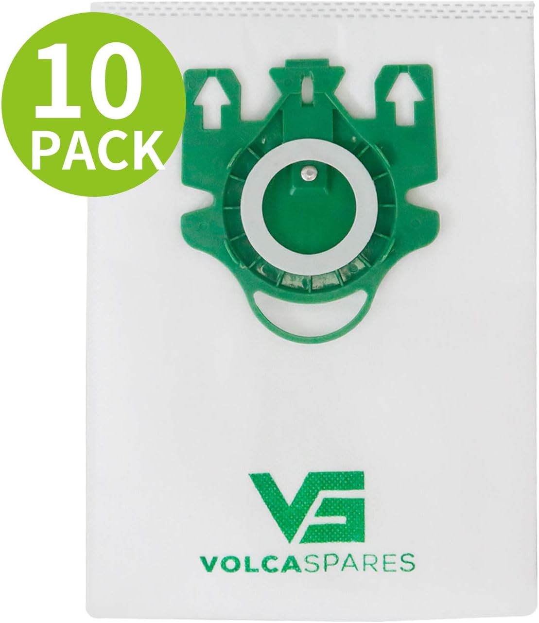 Volca Spares Type U Bags for Miele Dynamic U1 S7000 Upright Vacuums, Air Clean 3D Effiency, 10 Bags 2 Filters, 10123230