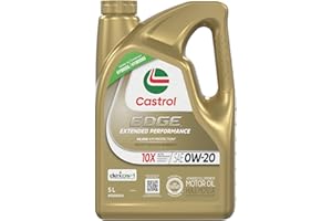 Castrol Edge Extended Performance 0W-20 Advanced Full Synthetic Huile moteur 5 litres – Fabriquée au Canada