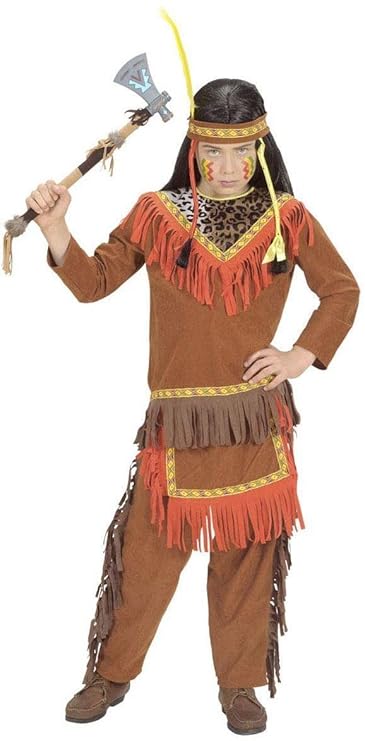 Kinderkostüm 58746 - Indianer Deluxe für Jungs Größe 128