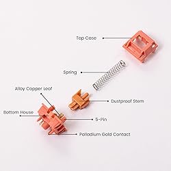 Akko Rosewood Keyboard Switch for Mechanical Gaming