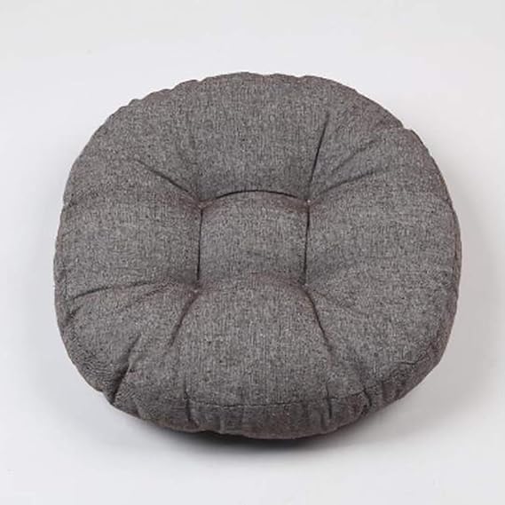 Amazon.de: Rundes Bodenkissen aus Baumwolle und Leinen im japanischen