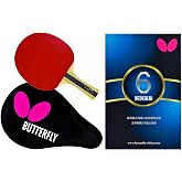 Butterfly B603FL Ping Pong Paddle Set | 1 Table Tennis Racket | 1 Ping Pong Paddle Case| Tournament Butterfly Ping Pong Paddles | High Speed &amp; Spin Table Tennis Set, Multi