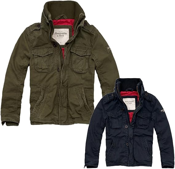 Amazon アバクロンビー フィッチ Abercrombie Fitch ミリタリージャケット メンズ アウター オリーブ Sサイズ 並行輸入品 Vita007 Olive S コート ジャケット 通販