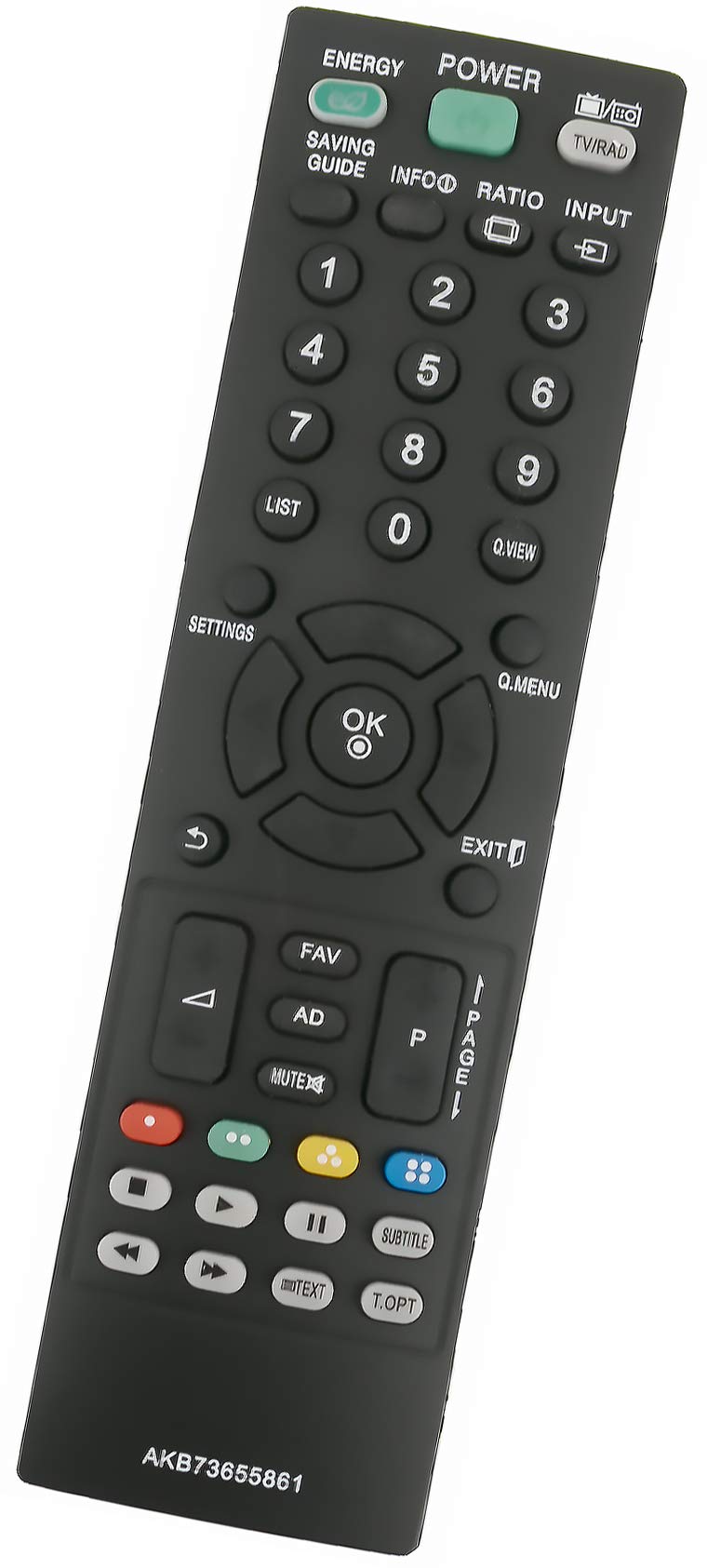 ALLIMITY AKB73655861 sub AKB73655802 Remote Control Replace for LG LCD LED TV 19LS3500 22LS3500 22LT360C 26CS460 26LS3500 26LT360C 32CS460 32LS3400 32LS3450 32LS3500 32LS5600 32LT360C 37LS5600