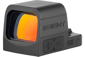 OSIGHT SE Enclosed Micro Red Dot Sight - RMSc/K Footprint Compatible | 2 MOA Dot & 32 MOA Circle Dual Reticle System | Durable Compact Reflex Sight