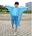HUABEI 8 Pack Disposable Kids Rain Poncho,Packable Rain Coat with Drawstring Hood,Pack for Emergency - Lightweight, Super Waterproof for Camping Hiking Disney Traveling Fishing Outdoor-Assorted Colors