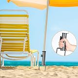 Mikytoper Parasol Stand Ground Spike for Garden Beach Umbrella 3.6 cm view 3
