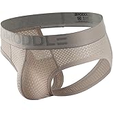 BRODDLE Men's Mesh Padded Pouch Athelic Supporters Breathable Jockstrap Elastic Waistband Low Rise