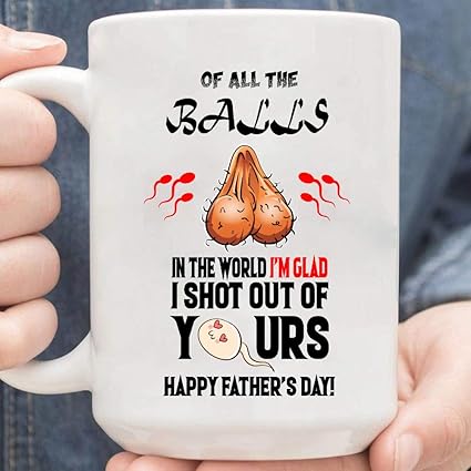 Of All The Balls In The World I M Glad I Shot Out Of Yours Mug Amazon Co Uk Kitchen Home