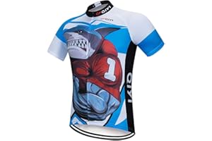 MOXILYN Mens Cycling Jersey Short Sleeves Funny Jerseys Quick-Drying Bike Shirt MTB Mountain Bike Shirt