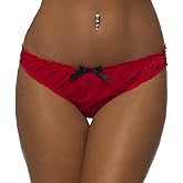 Velvet Kitten by Lingerie Diva Sexy Sheer Ruched Rene Ruffle Panty