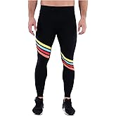 Kapow Meggings Men's Performance Pro Leggings Sports Compression with Pockets