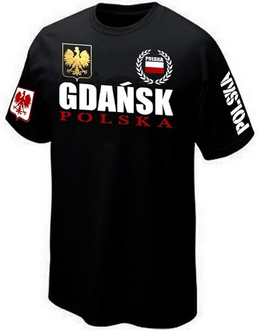 Gdansk Poland Poland Polska TShirt Amazon.co.uk Clothing