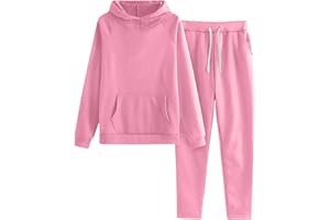 Boys Girls Sweatsuit 2 Piece Outfits Hoodie Sweatshirts and Sweatpants with Pockets Fall Winter Outfits Girls' Clothing Sets
