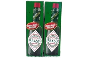 Mcilhenny Co Tabasco Milder Jalapeno Pepper Sauce 2 Oz Bottle (Pack of 2)