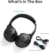 soundcore Q20i Headphones ANC Wireless Over-Ear Bluetooth 40H Hi-Res Bass App view 9
