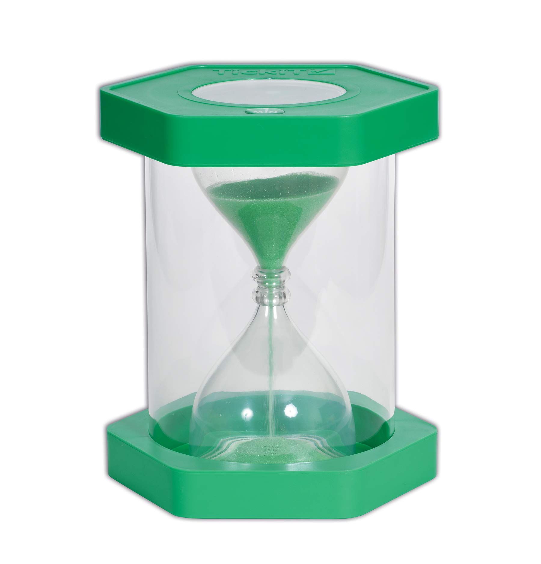 TickiT 92026 Giant Clearview Sand Timer, 1 minutes, 270 mm Diameter, Green 9506