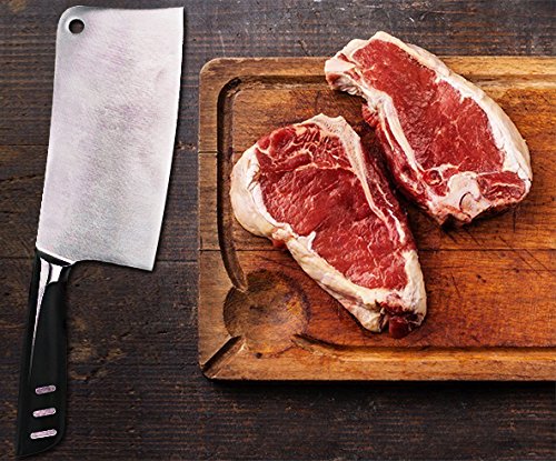 6 Inch+Stainless+Steel+Meat+Cleaver