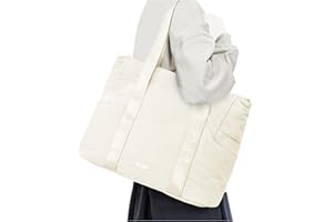 CADOLIM Tote Bag For Women Gym Bag Large Shoulder Bag Purses For Women Men Travel Tote Bags With Zipper Laptop Bag 15.6 Inch