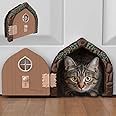 Fairy™ Door Interior Pet Door - Large Cat Door for Cats Up to 20 lbs, Durable & Versatile Indoor Kitty Door for Solid or Hollow Core, Stylish Cat Hole, Comfortable, Easy Install, with Tight Lock