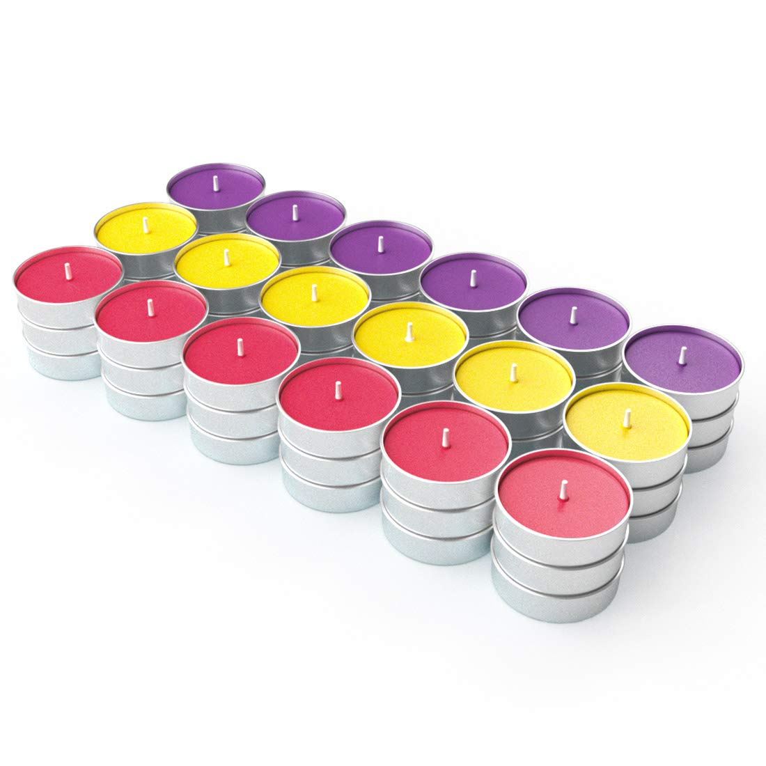 Buy MINISO Scented Candles (Pack of 54), Aroma Tealight Candles with