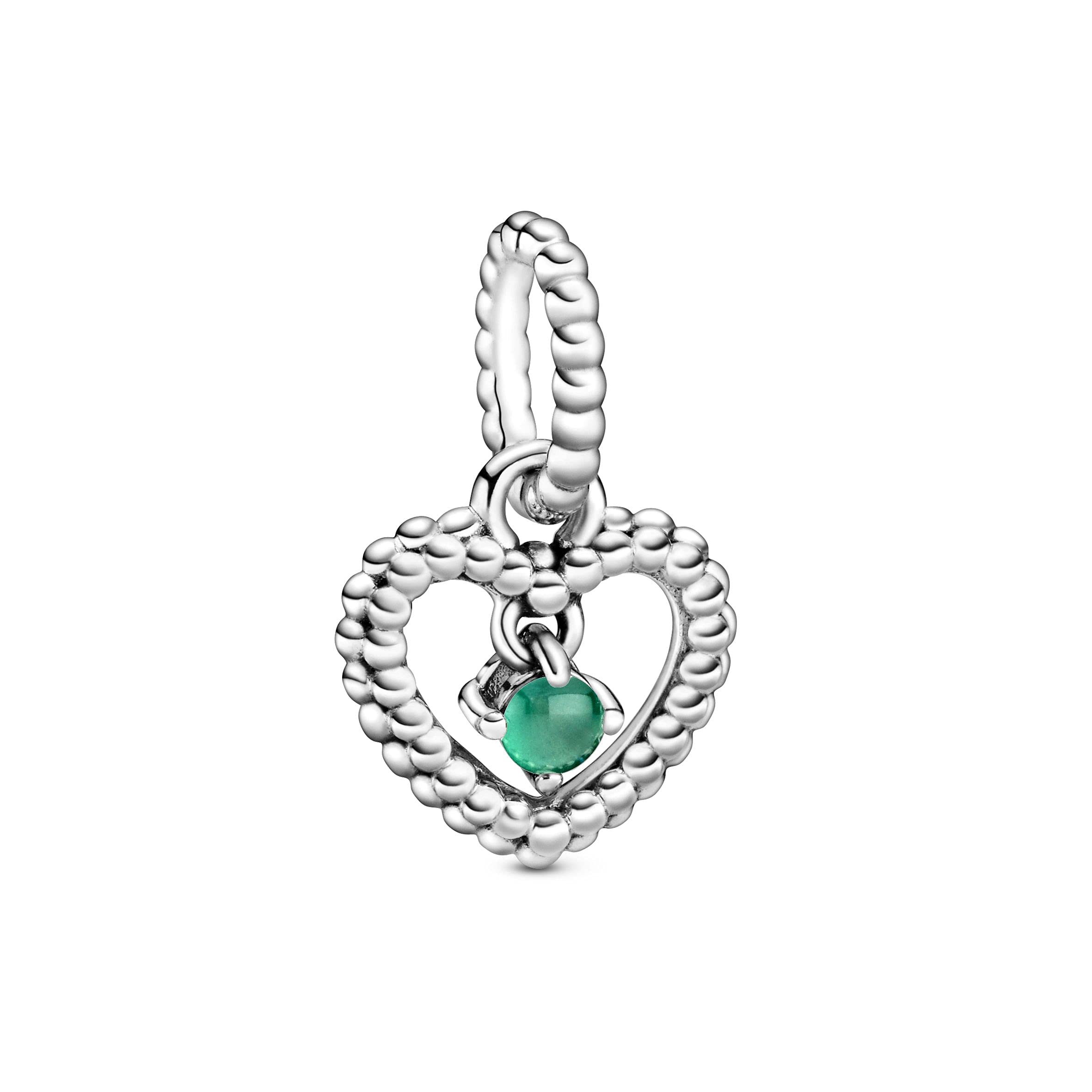 Pandora May Birthstone Heart Dangle Charm 798854C05