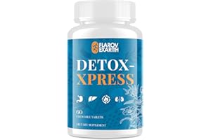 FLAROVEXARITH Canna Cleanse, Liver Cleanse Detox & Repair Chewable Tablets, Milk Thistle Supplement, Fast-Acting Body Detox for Women & Men, Toxin Flush for Liver, Kidney, Digestion & Metabolism, 60 Tablets