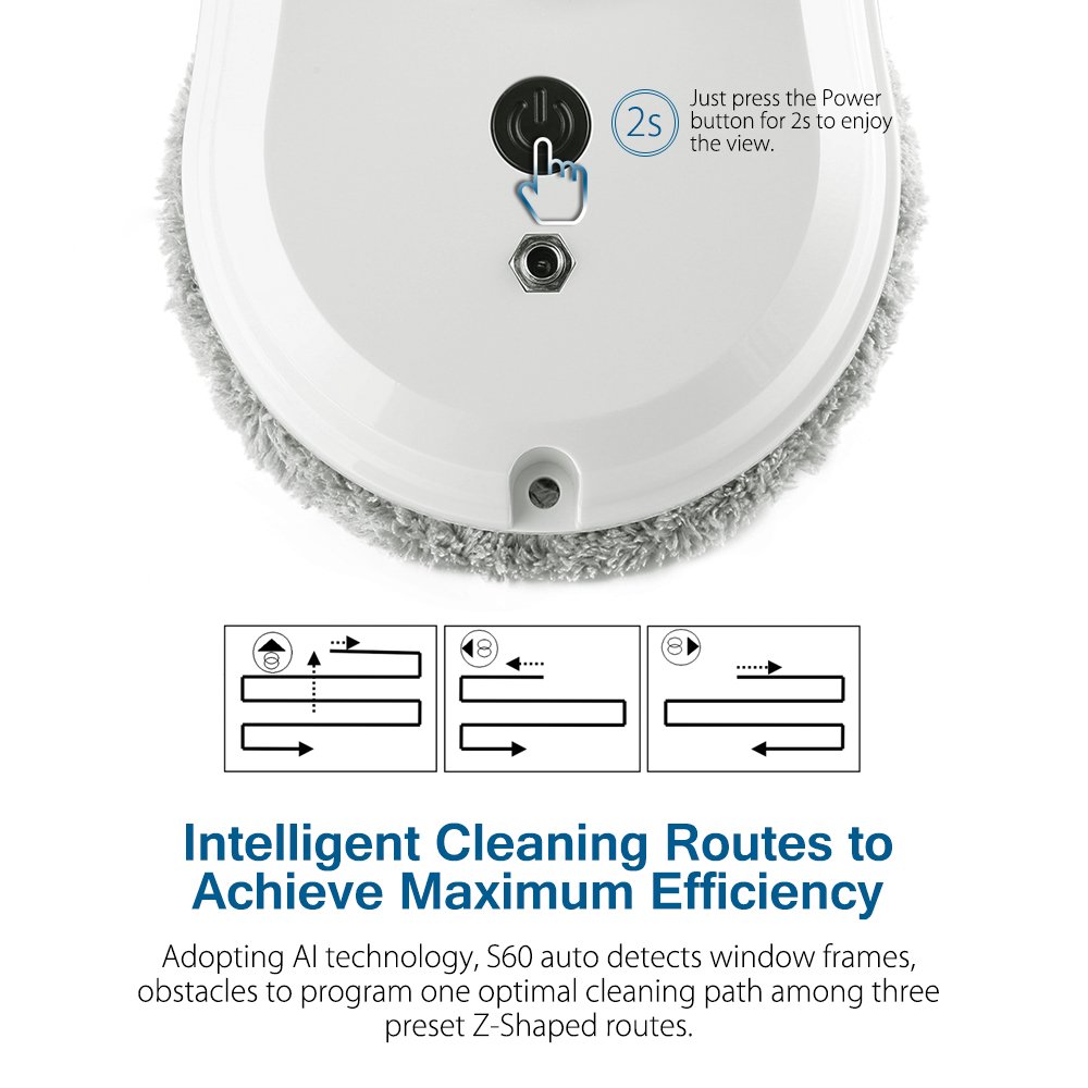 Alfawise Window Cleaning Robot,Enabled Inside Outdoor High On
