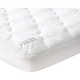 Waterproof Pack and Play Mattress Pad Sheets Fitted, Cotton Fabric | Pack and Play Mattress Protector, Fits Graco Play Yard, Baby Mini Crib Sheet Cover