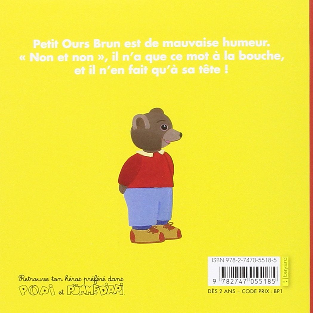 Petit Ours Brun Dit Non Mon Petit Poche Petit Ours Brun French Edition Aubinais Marie Bour Daniele 9782747055185 Amazon Com Books