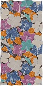 Toallas de Mano Frescas Patrón sin Costuras Hawaiano Brillante Rosa