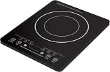 Panana Electric Induction Hob Portable Digital Touch Single Cooker Black view 6