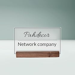Pahdecor Desk Name Plate Personalized Custom