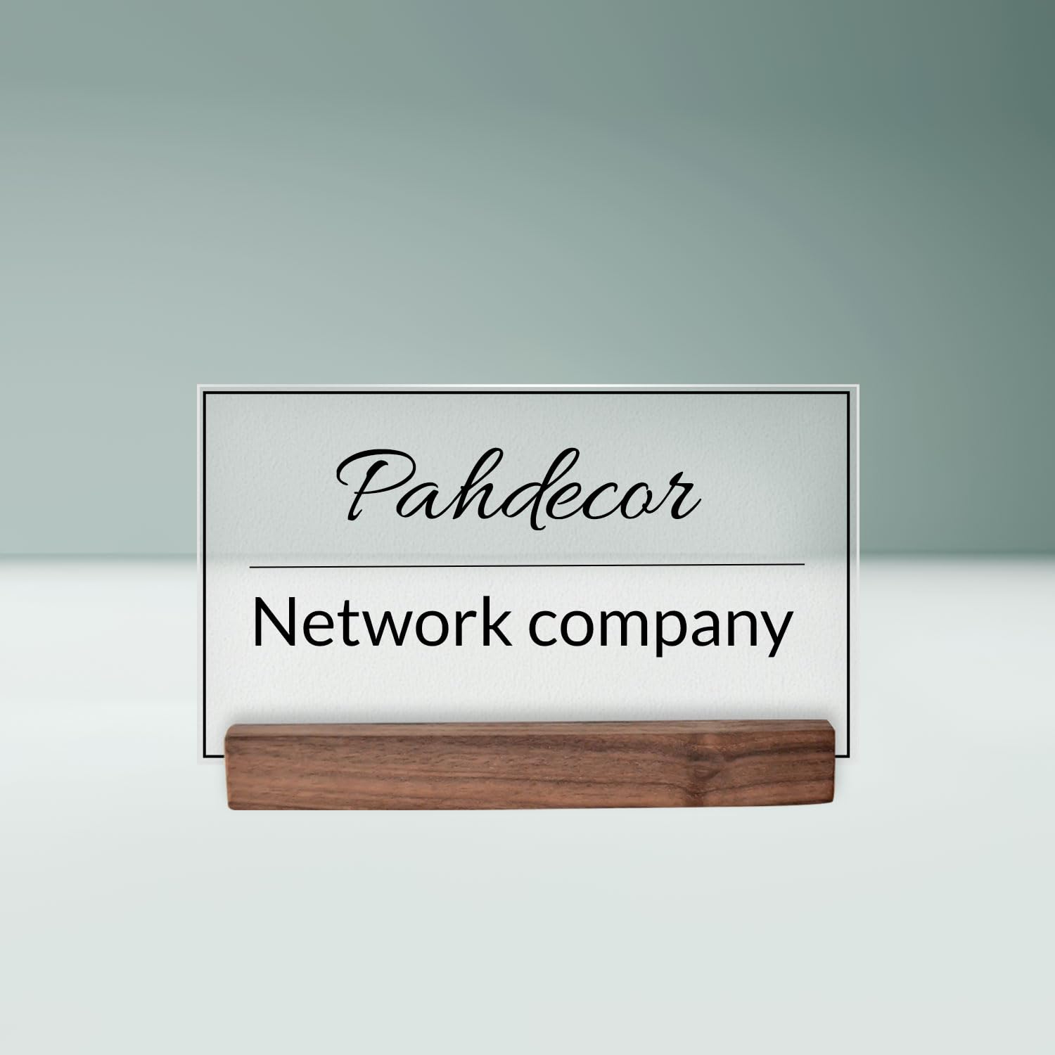 Pahdecor Desk Name Plate Personalized Custom