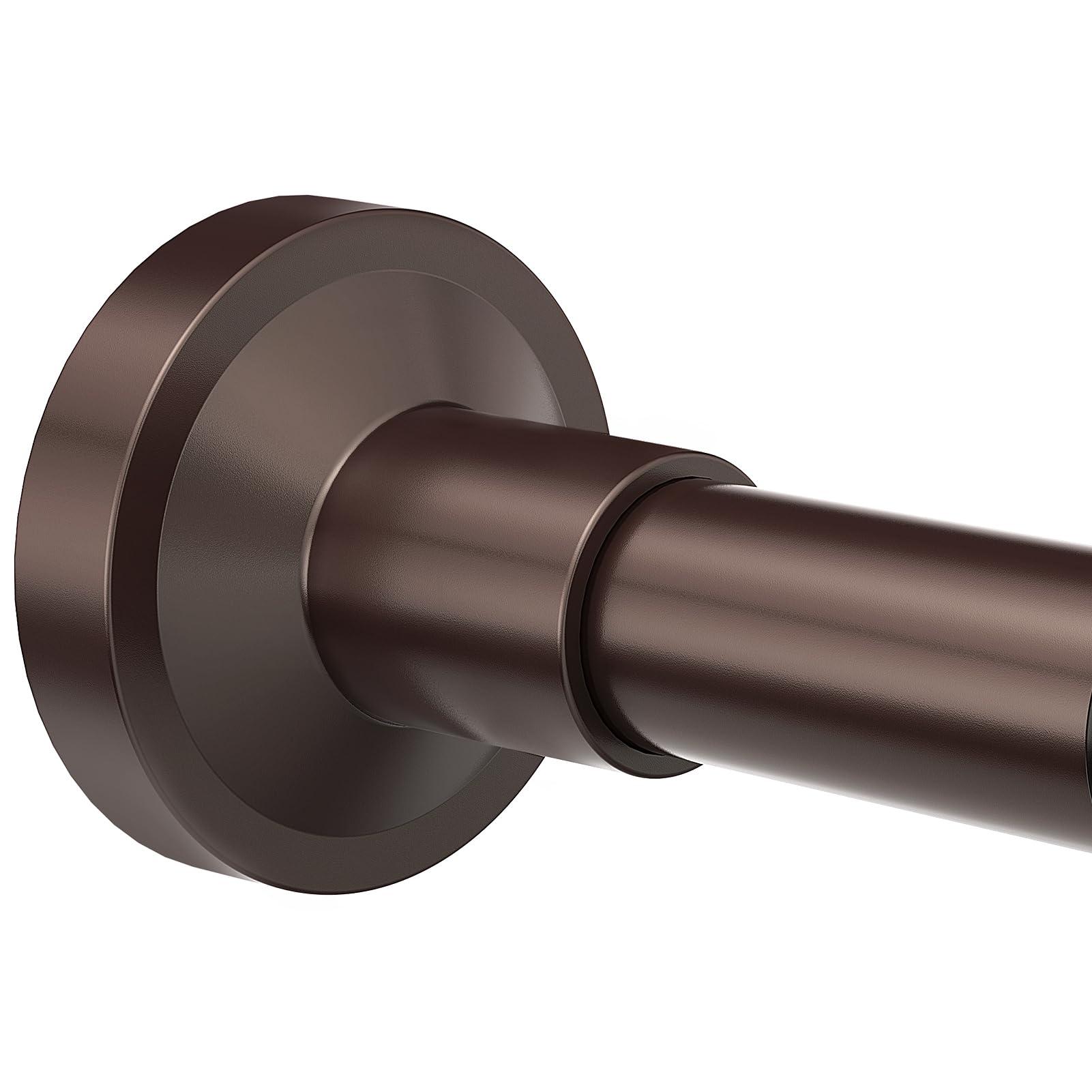 Photo 1 of Bonpally Shower Curtain Rod 32-89 Inches Adjustable, Non-Slip Spring Tension Shower Rod for Bathroom, Window, Room Divider, Bronze