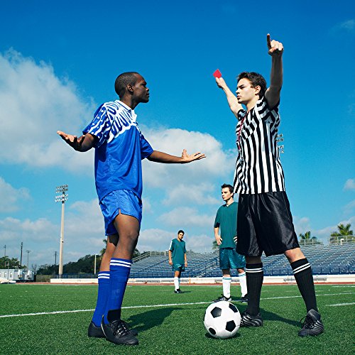 image for Crown Sporting Goods Men's Official Black & White Stripe Referee / Ump