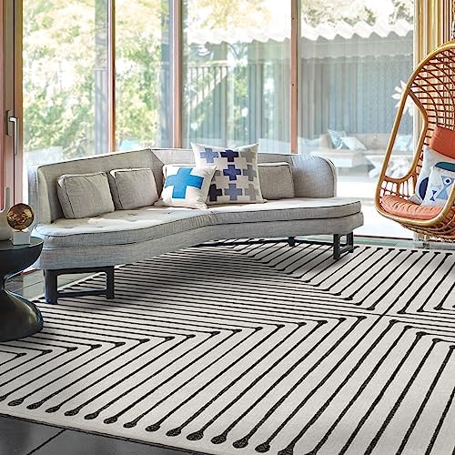 RUGGABLE x Jonathan Adler Washable Rug Perfect Modern Area Rug for