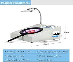 100-240V Bacterial Colony Counter, Microbiology