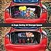 BougeRV Model 3 Model Y Trunk Organizer Storage, Large Collapsible Cargo Grocery Storage, Multi-Compartment Car Trunk Organizer Fits Tesla Model 3 2017-2020 Model Y 2020