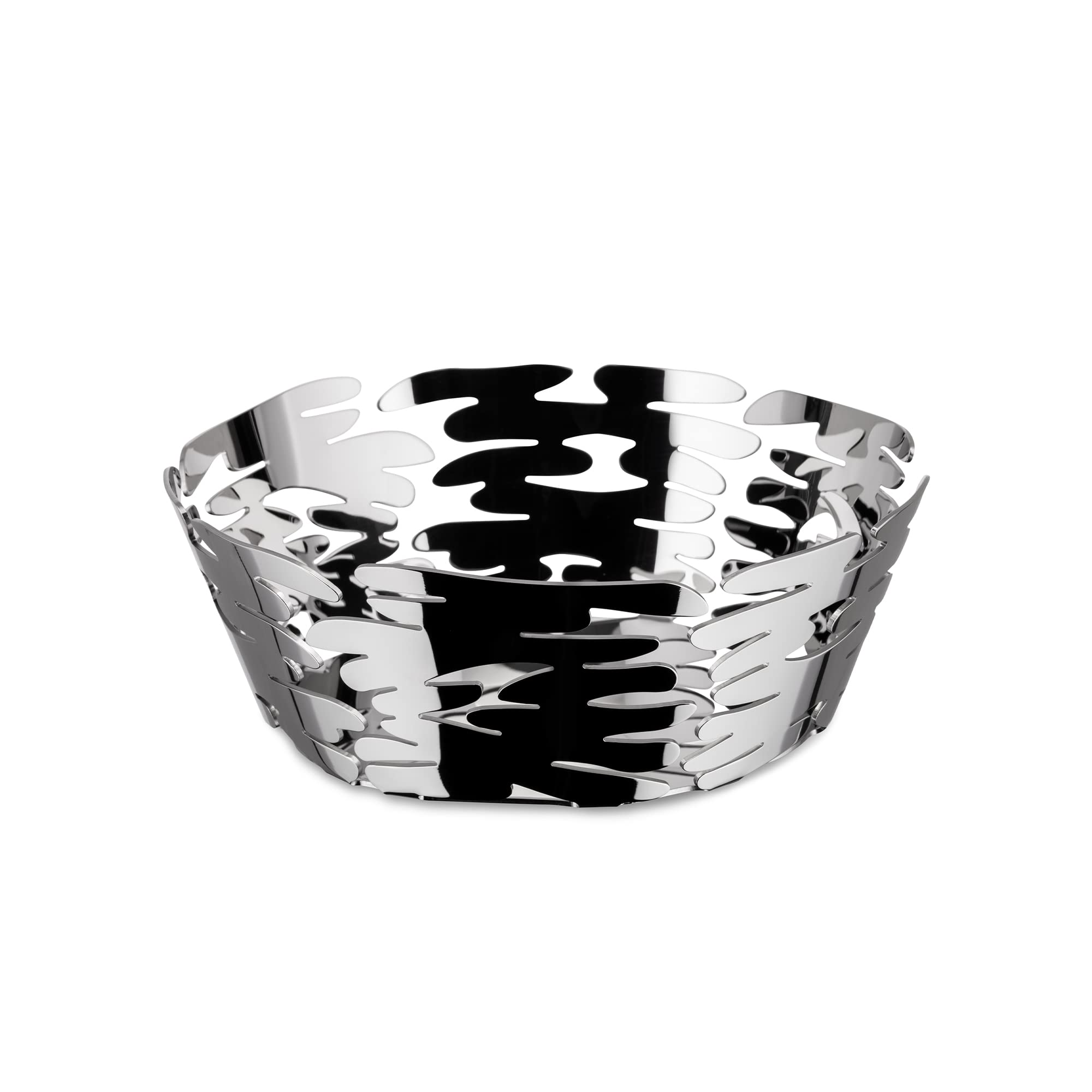 Alessi Barket Bm10/18 - Design Round Basket In 18/10 Stainless Steel