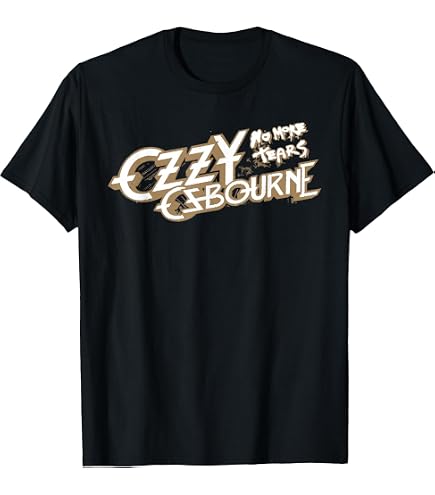 Amazon.com: Ozzy Osbourne Purple and Blue Logo T-Shirt : Clothing